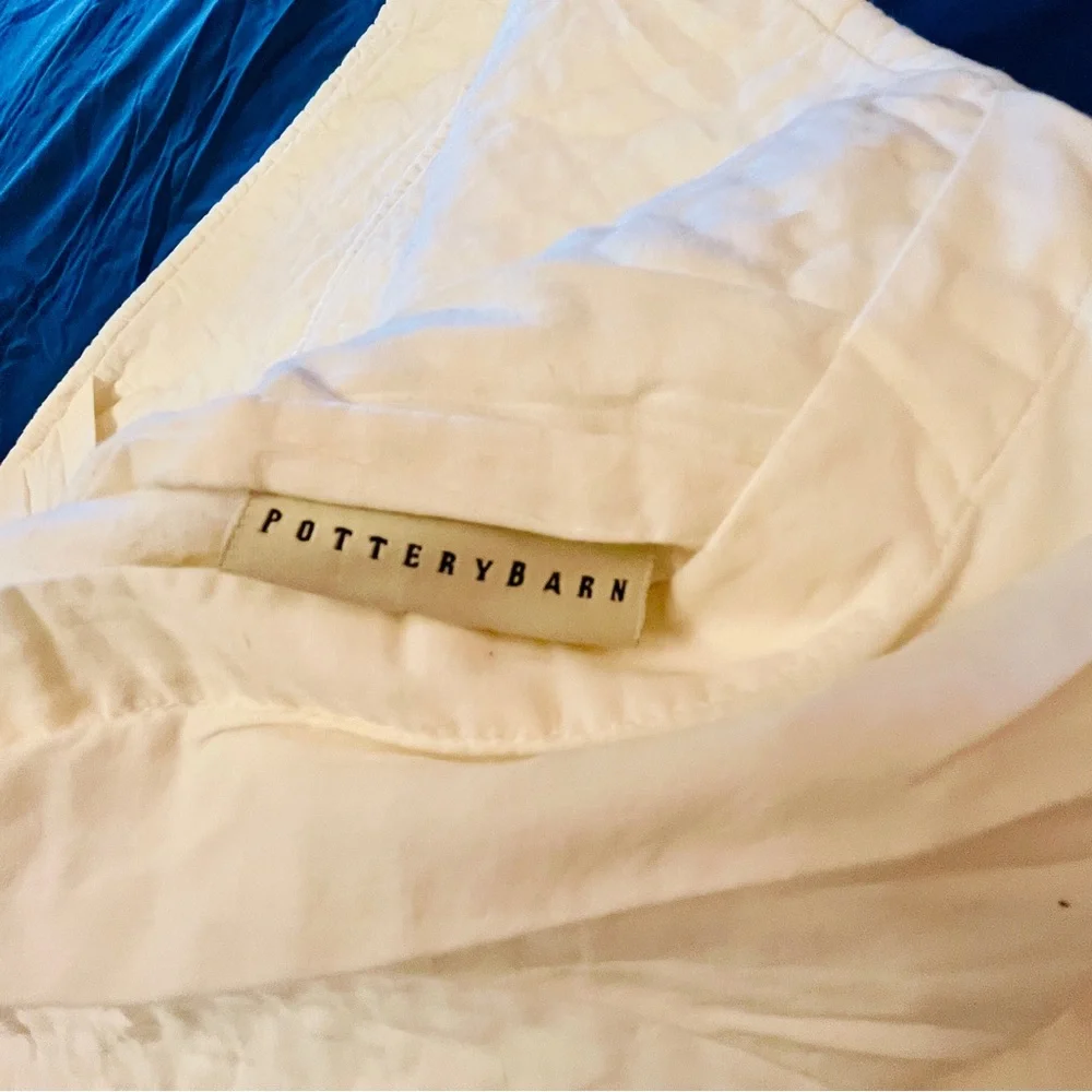 Pottery Barn Off White 3 Pillow Shams